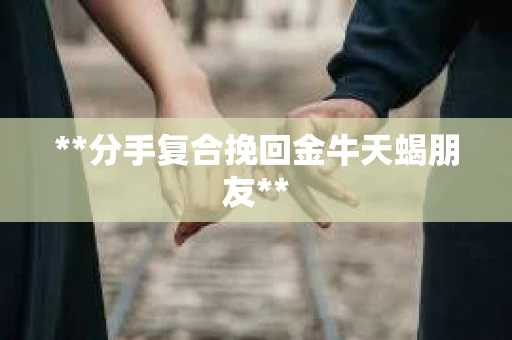 **分手复合挽回金牛天蝎朋友**