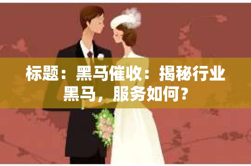 标题：黑马催收：揭秘行业黑马，服务如何？