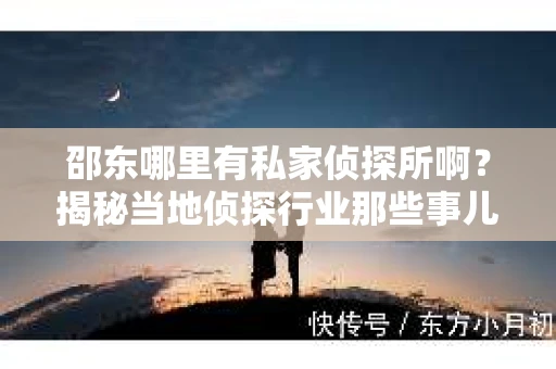 邵东哪里有私家侦探所啊？揭秘当地侦探行业那些事儿