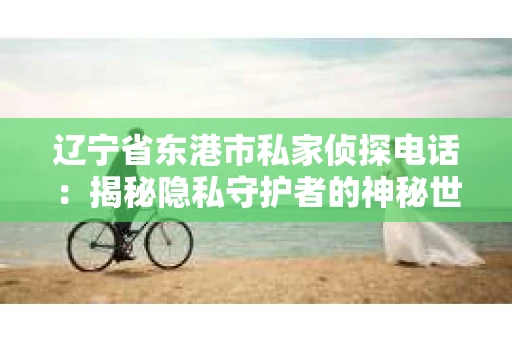 辽宁省东港市私家侦探电话：揭秘隐私守护者的神秘世界