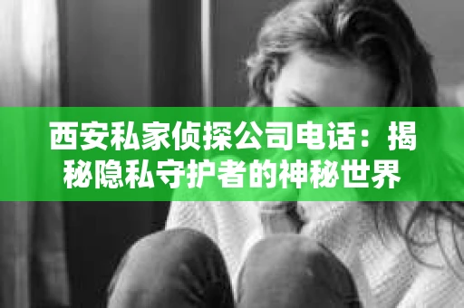 西安私家侦探公司电话：揭秘隐私守护者的神秘世界