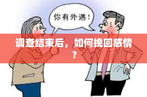 调查结束后，如何挽回感情？