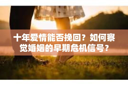 十年爱情能否挽回？如何察觉婚姻的早期危机信号？