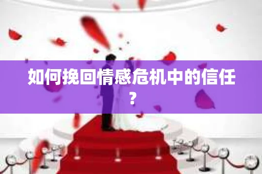 如何挽回情感危机中的信任？